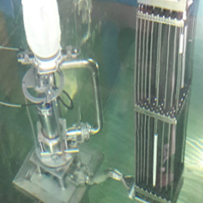 Reinigung von Reaktorflutraum und Lagerbecken -UW Bergegerät V01